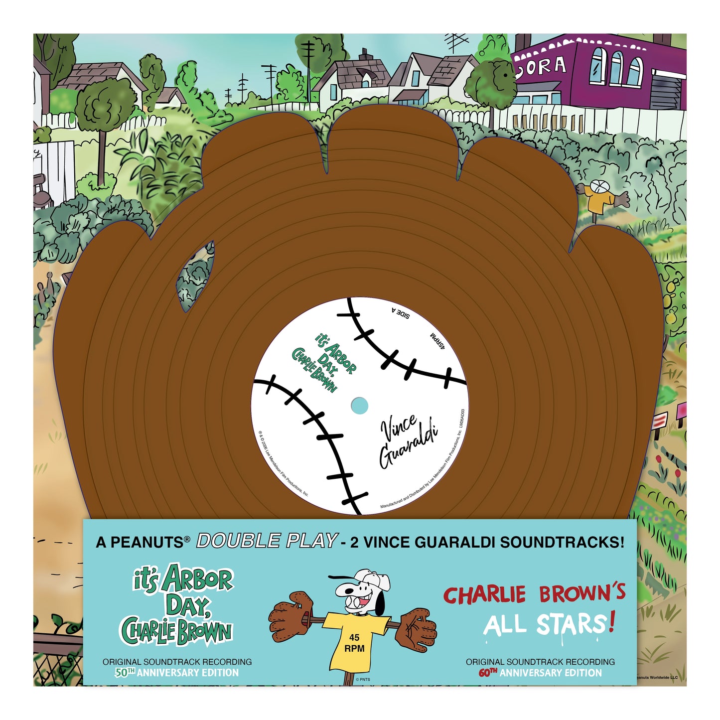 VINCE GUARALDI (AND VINCE GUARALDI SEXTET AND VINCE GUARALDI TRIO) - Vince Guaraldi Ball and Glove "Charlie Brown All Stars" and "It’s Arbor Day Charlie Brown" RSD26
