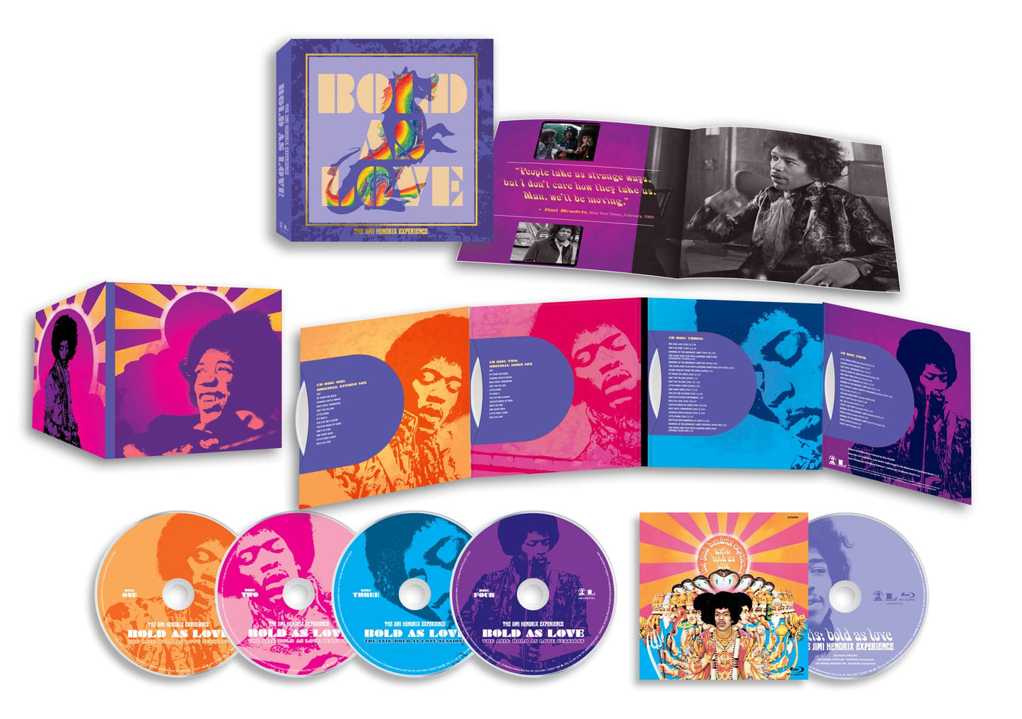 THE JIMI HENDRIX EXPERIENCE - Bold As Love Boxsets (Sony)