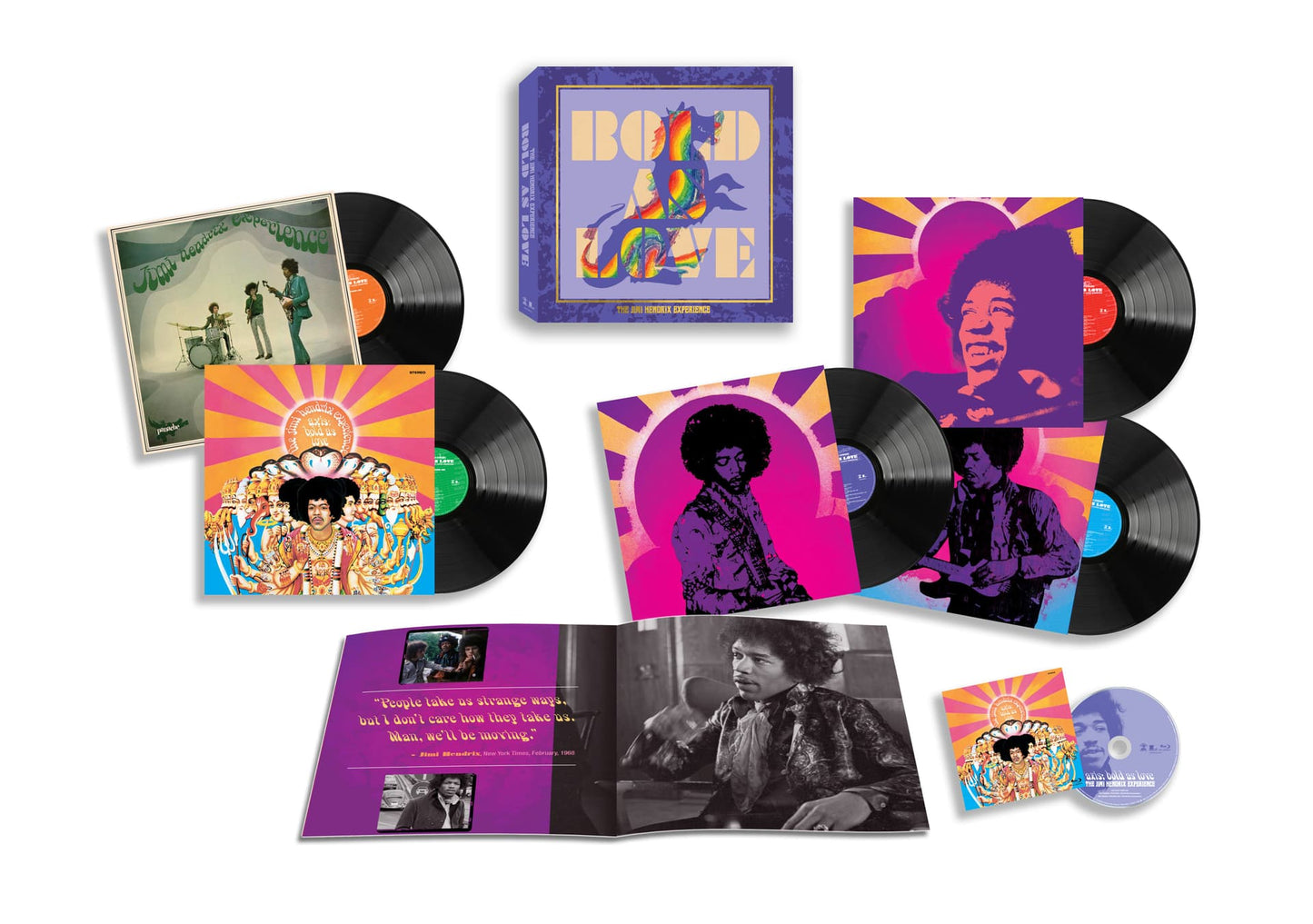 THE JIMI HENDRIX EXPERIENCE - Bold As Love Boxsets (Sony)