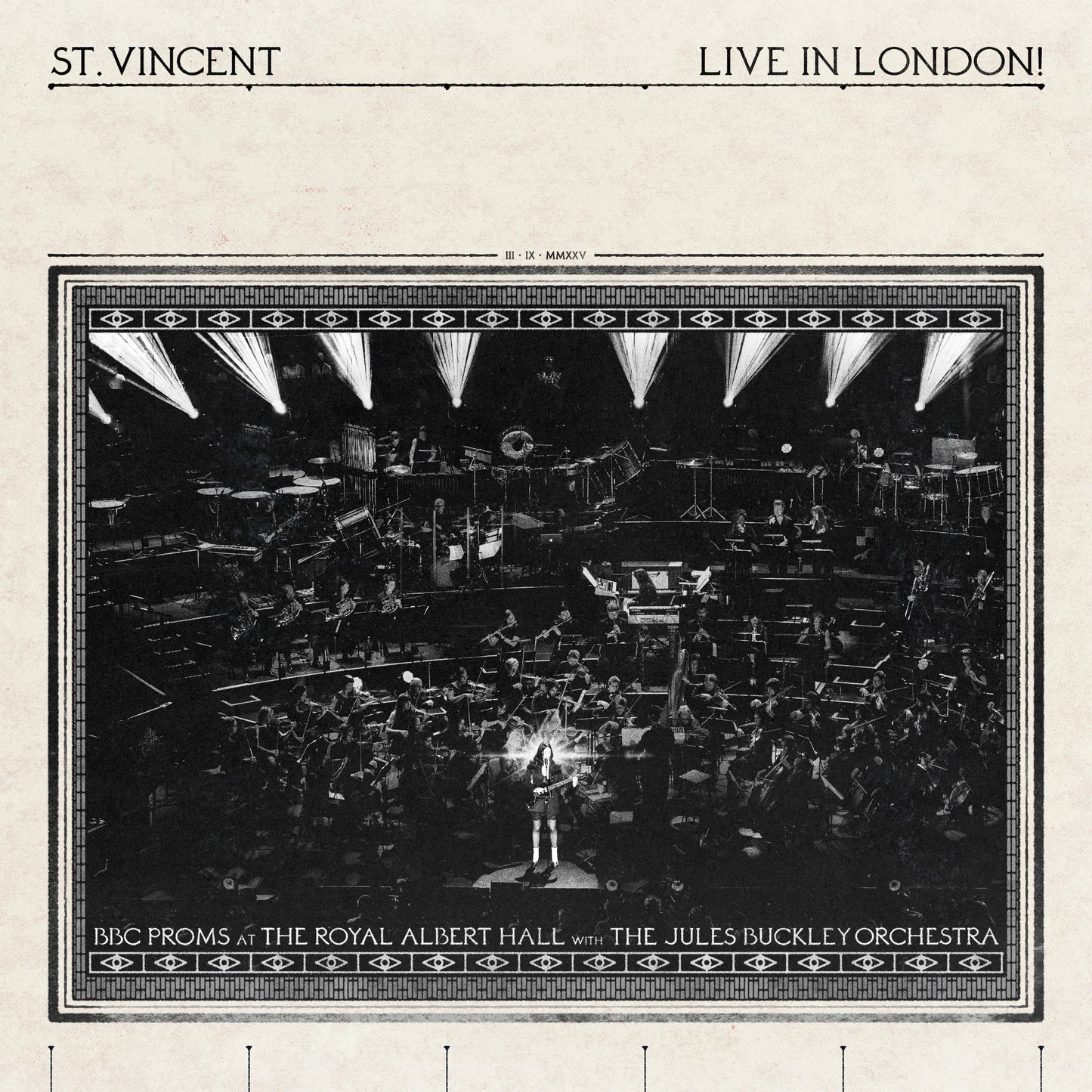 ST. VINCENT, JULES BUCKLEY – LIVE IN LONDON! BBC Proms at the Royal Albert Hall (Virgin)